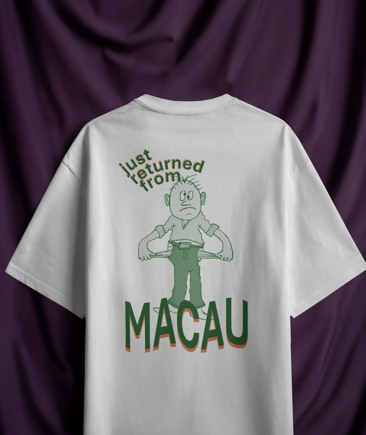 "Just returned from Macau" shirt - Green